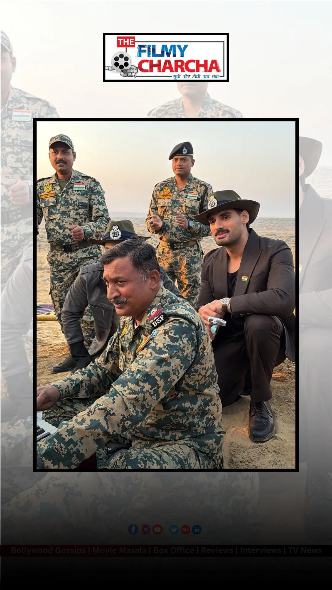 Ahan Shetty Steps Into the Spirit of Border 2