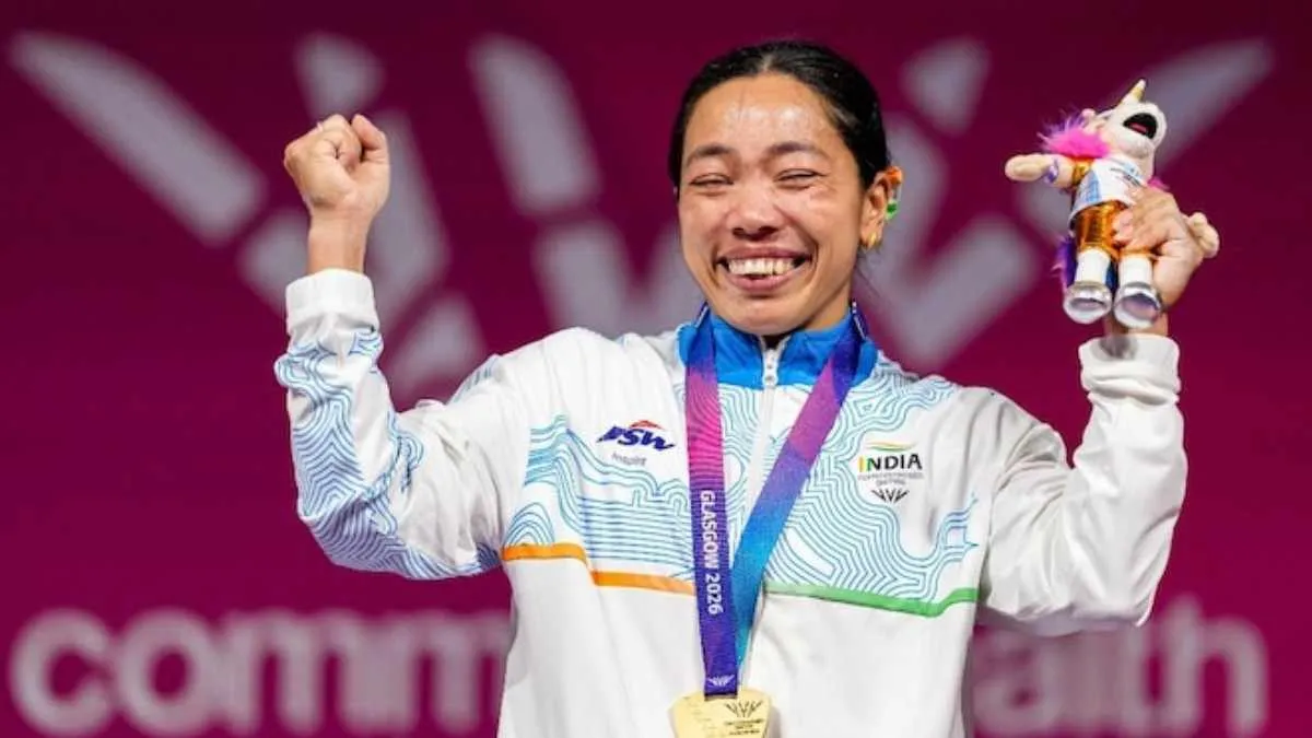 Mirabai Chanu Wins Historic Third Straight CWG Gold in Glasgow